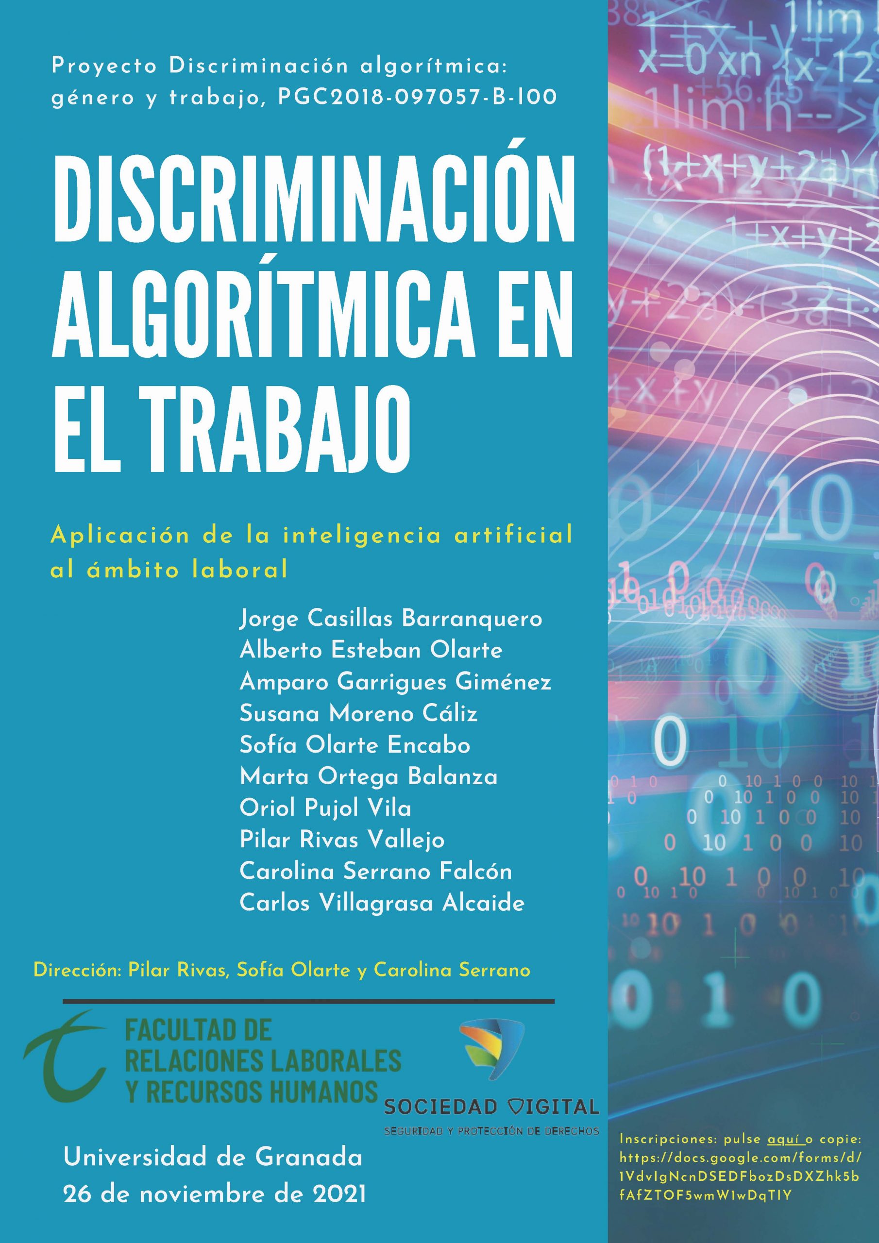 Jornada Discriminación Algorítmica En El Trabajo Aplicación De La Inteligencia Artificial Al 7205